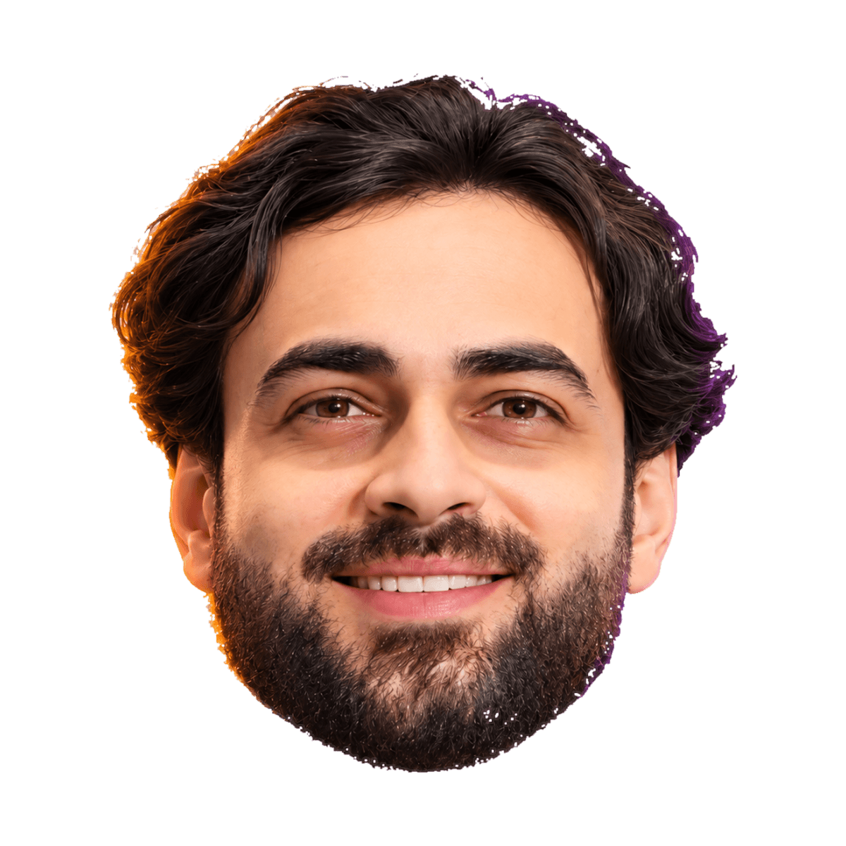 Retrato 3D de Júlio Cesar