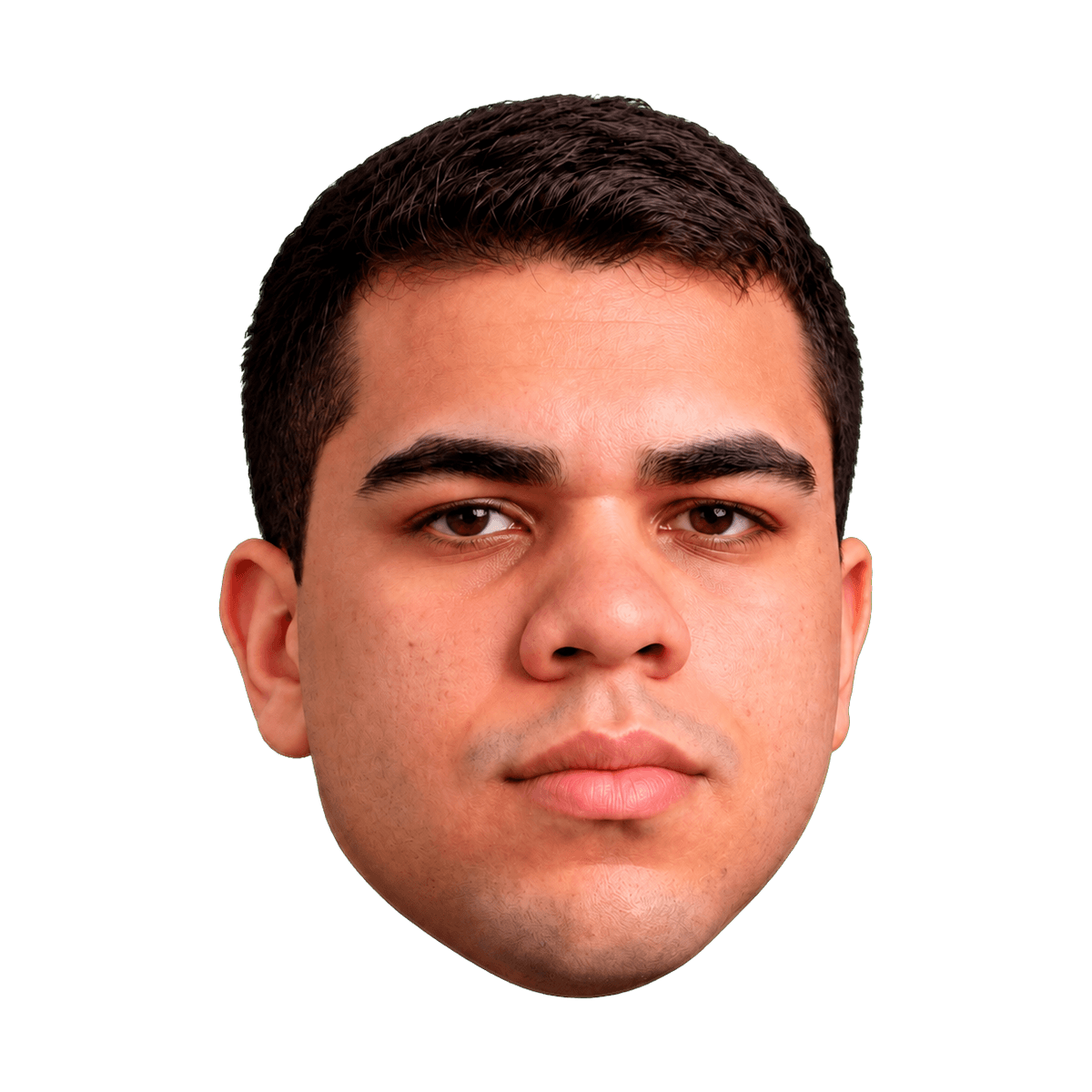 Retrato 3D de Vinícius Santos