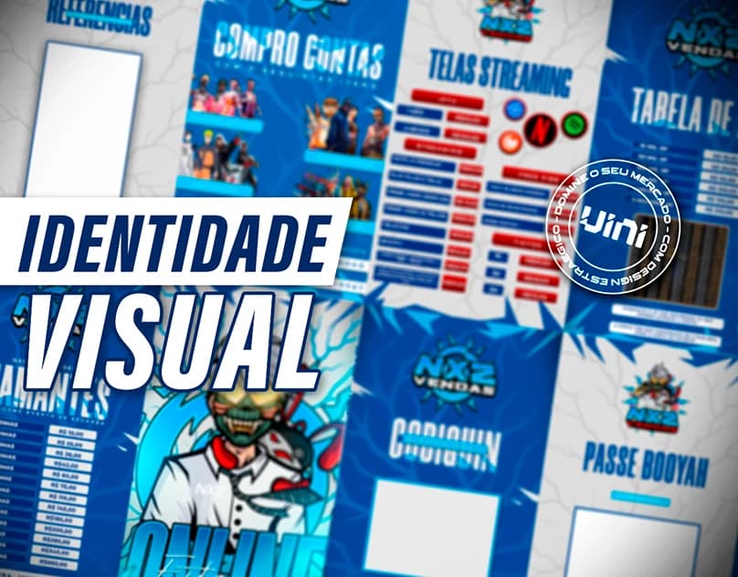 NXZ Vendas — Marca e linguagem visual para o universo dos games.
